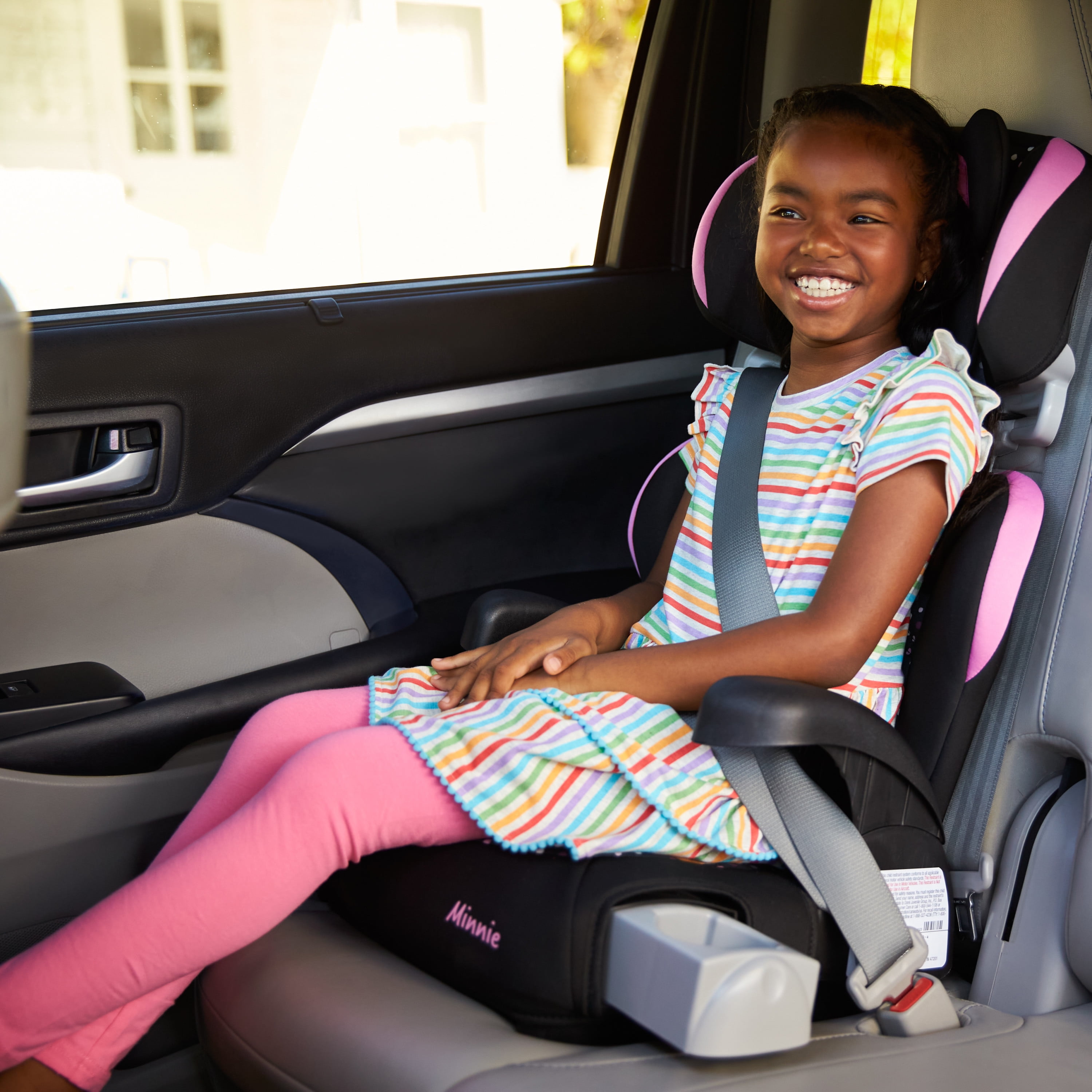 Disney Baby Pronto! Belt-Positioning Booster Car Seat, Modern Minnie