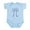Sky Blue, variant on CafePress - Cutie Pi Blue Infant Bodysuit - Baby Light Bodysuit, Size Newborn - 24 Months