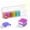 1 Pack 12 Pcs, variant on Clear Plastic Bead Organizer Box with Hinged Lid & Labels, Craft Storage Containers for Jewelry Beads Screws Small Parts, Choice of 12/24/30/60/90 Pcs, 1/2/3 Pack, Big30 Option