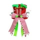 thumbnail image 2 of Christmas Tree Top Hat Compressible Folding Witch Leg Striped Bow Tree Hat Christmas Tree Top Star Christmas Decoration, 2 of 8