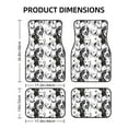 thumbnail image 2 of Sikiie Labrador Retriever Dog Car Foot Mat Set of 4 Pieces Basics Universal Fit Rubber Carpet Floor Mats For Car SUV Van & Truck, 26.8"L x 17.3"W (Front), 13"L x 17.3"W(Rear), 2 of 6