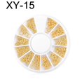 thumbnail image 1 of 3D Metallic Metal Rivet Heart Moon Star Nail Tips Decorations Manicure Tools, 1 of 9