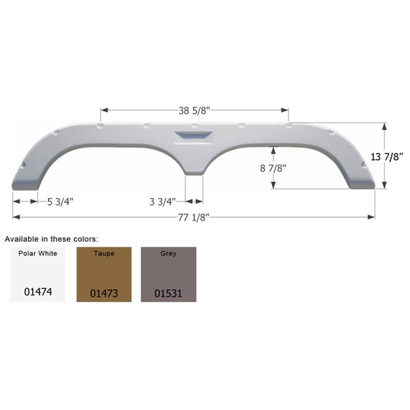 Icon 01474 Fender Skirt