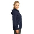 thumbnail image 2 of Sport-Tek LST76 Jacket Women's Colorblock Hooded Raglan, 2 of 3