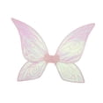 thumbnail image 4 of Ala de mariposa para niñas, fácil de poner, alas de ángel creativas para cumpleaños festivos Rosa, 4 of 8
