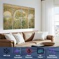 thumbnail image 3 of Rustic Farmhouse 8 Pack Art Acoustic Panels Sound Absorbing Mughal garden plants tree Watercolor Tropical Plant Decorative Soundproof Wall Panels Self Adhesive for Nursery Game Room Bedroom 48"x32", 3 of 7