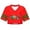 Z1 Red, variant on Women Spain 2026 Soccer Letter Print Tee Casual Loose Fit V Neck Short Sleeve Crop Jersey Top Classic Football Fan Team Colors Sport T Shirt