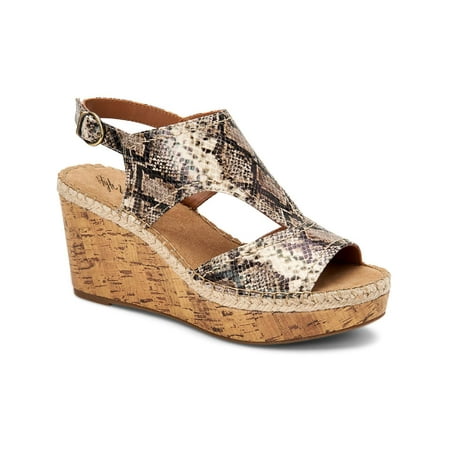 

Style & Co. Womens Ferann Nubuck Cork Wedge Sandals