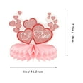 thumbnail image 3 of Valentine's Day Honeycomb Centerpieces Decorations Cupid Theme Party Supplies for Valentine’s Table Decor, Wedding,Desktop Display,9 Pcs, 3 of 6