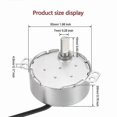 thumbnail image 2 of AC Gear Motor 220-240V 4-5RPM 50-60Hz 4W Reversible Electric Motor, 2 of 4