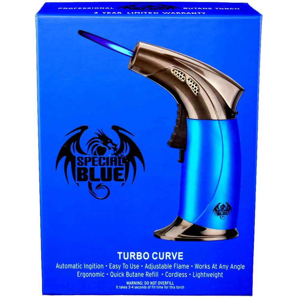 SPECIAL BLUE TURBO CURVE TORCH (blue )