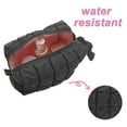 thumbnail image 4 of Unique Bargains Makeup Bag Quilted Cosmetic Bag Toiletry Bag Makeup Organizer Travel Cosmetic Organizer Cute Makeup Pouch for Women Black, 4 of 8