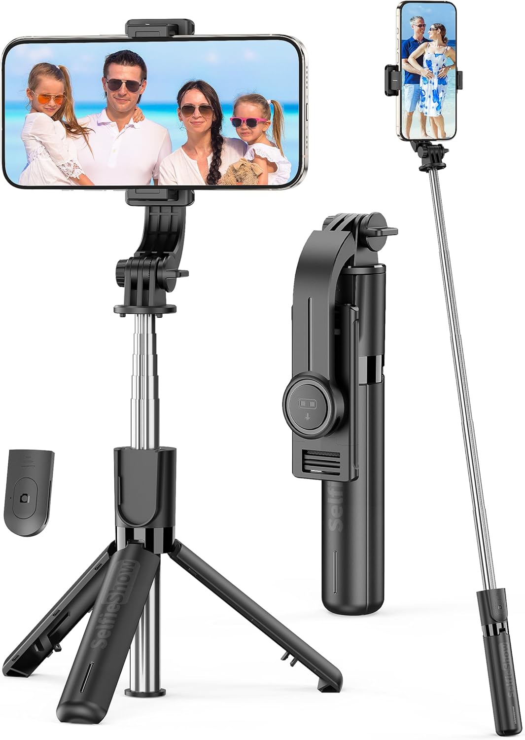 Adaptateur Smartphone Pour Trépied - Support Universel Réglable, Rotation 360°, Clip 2.3 à 4.1 Pouces - Pour Photo/vidéo