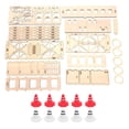 thumbnail image 2 of Juego De Obstáculos Para Coche RC, Obstáculo De Madera Para Coche RC De Larga Duración Para LDRC X43 M58 Escala 1/43 RC Crawer, 2 of 7