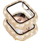 thumbnail image 1 of Yanonmyfd Funda para reloj brillante con protector de visualización HD para mujer compatible con Apple Watch de 49 mm de diámetro, protector de cara para iWatch Series Ultra 3/2/1, color dorado, 1 of 28