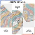 thumbnail image 4 of Wobogo Groovy Pastel Daisy Long Pajama Pants Bottoms Soft Sleepwear with Pockets, 4 of 9