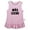 Pink Sleeveless Dresses, variant on Más Leche Funny Dresses For Baby, Newborn Babies Skirts, Infant Princess Dress, 0-24M Kids Graphic Clothes (Gray Raglan Dresses, 0-6 Months)