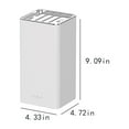 thumbnail image 3 of Qonioi Knife Storage Organizer, ABS Plastic Utensil Shelf with Scissors Slot, Space Saving Kitchen Tool Rack, Countertop Knife Holder, 3 of 5