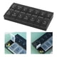 thumbnail image 1 of Organizador de pastillas de 14 rejillas, 2 filas, , , 2 veces , estuche portátil , contenedor, pastillero para viajes, , negro Baoblaze Organizador de almacenamiento, 1 of 8