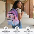 thumbnail image 5 of Aplkyhs Panda Star 17 Inch Backpack for Age 6-12 Lightweight Water Resistant School Bag for Kids Elementary School Travel, 5 of 7