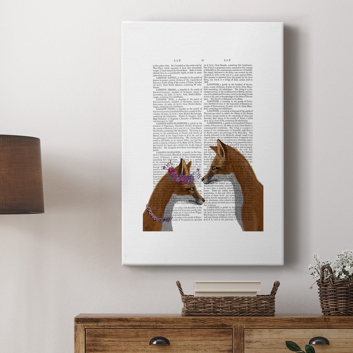 Fox Lovers Premium Gallery Wrapped Canvas - Ready to Hang