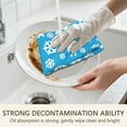 thumbnail image 5 of Christmas Kitchen Towels Set of 2-Tree & Plaid & Snowflakes Leaf Printed Tea Towels(18x26 inch)-Absorbent Cotton Home Decor for Christmas,Housewarming Gifts., 5 of 7