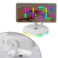 thumbnail image 4 of AFQH RGB alarm clock with wireless charging night light LED digital clock desk clock, 4 of 10