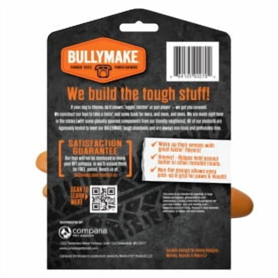 BM Nylon Orange Carrot Dog Toy - Chicken Flavor