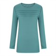 thumbnail image 3 of Womens Summer Tops Short Sleeve Shirts Casual V Neck T Shirt Loose Fit Comfy, 3 of 6