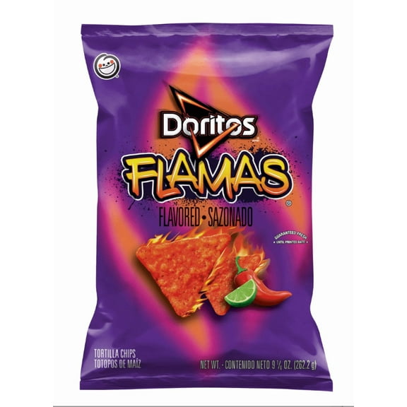 Doritos Tortilla Chips Flamas Flavored Snack Chips, 9.25 Ounce Bag