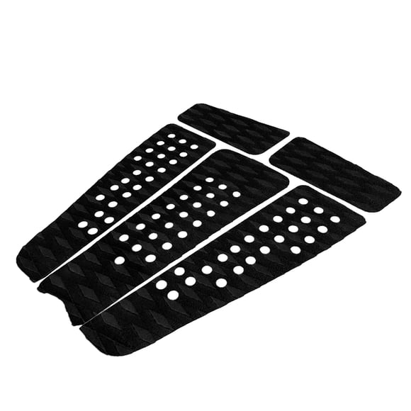 5 uds Almohadilla de tracción Zulema para surf agarre de cubierta tabla de surf Skimboard Paddleboard negro