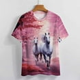 thumbnail image 4 of Cool Horse T-Shirt O Neck Oversize T-Shirts Short Sleeve Classic Tees Women Summer Graphic Tops, 4 of 5