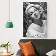 thumbnail image 4 of Actresses from Idaho Lana Turner Black And White Sexy Poster Room Aesthetic Poster Print Art Wall Painting Canvas Posters Gifts Modern Bedroom Decor 20x30inch(50x75cm), 4 of 6