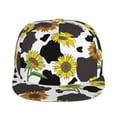 thumbnail image 2 of Haiem Sunflowers Country Classic Snapback Cap Flat Bill Hat Baseball Cap Adjustable Size Cotton Dad Hat, 2 of 9