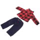 thumbnail image 3 of Tops y pantalones para muñecas, camisa a la moda, ropa, trajes, ropa informal para muñecas de 18 pulgadasQD18-083, 3 of 14