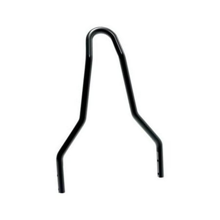 78in Bars - Drag Specialties 1501-0411 Round Sissy Bar - Tapered - 13.8in.x 9 7/8in. - Black