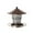 Bronze, variant on 7.28 x 15.4 inch Outdoor Bird Feeder Hanging House Gazebo Style with Inclined Roof Easy to Clean and Refill for Attracting Natural Birds to Garden (Bronze)