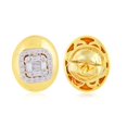 thumbnail image 4 of 0.25 TCW Solid 18Kt Yellow Gold SI Clarity HI Color Diamond Fine Stud Earrings Jewelry, 4 of 4