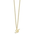 thumbnail image 2 of Auriga 925 Sterling Silver Gold-plated Letter A Initial Necklace for Women, 2 of 4