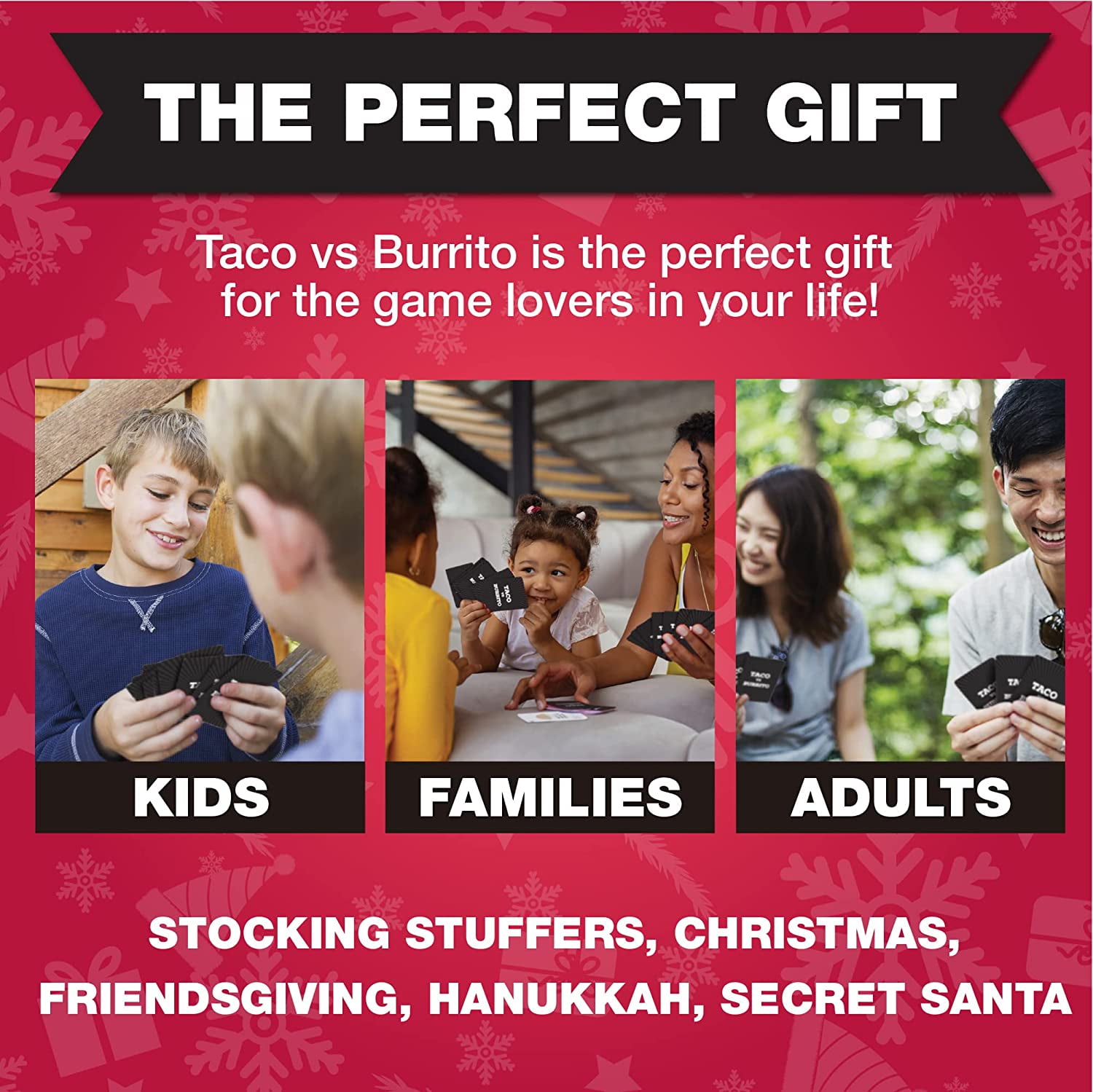 Taco vs Burrito - The Wildly Popular Surprisingly Strategic Card Game  Created by a 7 Year Old - Walmart.com