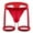Red, variant on Ohufall Mens Underwear Men Casual Solid Sexy Breathable Low Waist Thong Underwear Briefs Pants Clearance