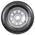 thumbnail image 1 of eCustomrim Radial Trailer Tire On Rim ST205/75R15 D Load Range 5-5 Silver Modular Wheel - 6 Year Warranty w/Free Roadside, 1 of 4