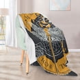thumbnail image 2 of Manta de franela ligera y acogedora con diseño de libélula y micrófono popular para sofá, 50 x 60 pulgadas, estilo vintage, personalizada, suave y cálida, para cama, sofá y silla, 2 of 7