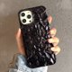 thumbnail image 1 of Funda de teléfono de lámina púrpura chapada mate 3D de lujo para iPhone 13, 12 Mini, 11, 14 Pro Max, XS, XR, X, 7, 8 Plus, funda trasera suave con purpurina fresca Fivean unisex, 1 of 2