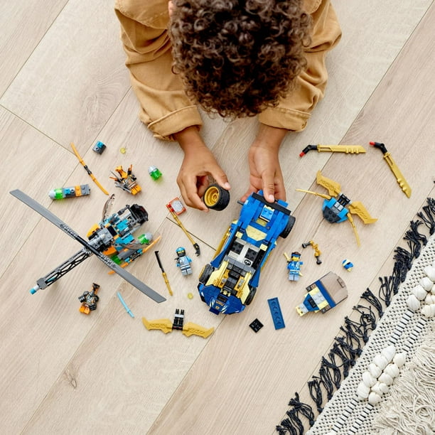 LEGO NINJAGO Jay and Nya's Race Car EVO 71776 Toy Building Kit