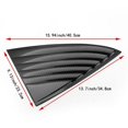 thumbnail image 4 of Pegatinas para ventana deflectora NQ triángulo trasero color Negro mate para el modelo 3 2018 2019 2020, 4 of 5