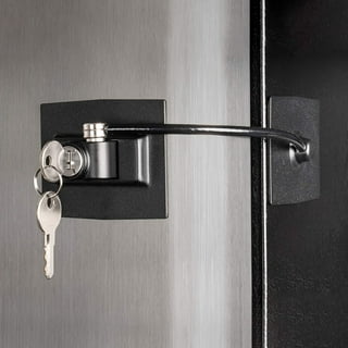 Double Hook Knob Freezer Lock Oven Door Handle Cold Store Storage