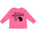 thumbnail image 3 of Inktastic Someone in Wisconsin Loves Me Boys or Girls Long Sleeve Toddler T-Shirt, 3 of 5