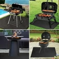 thumbnail image 7 of Shoreew 122/152/182x100CM BBQ Grill Fireproof Mat Heat Resistant Flame Retardant Anti-slip Deck Patio Outdoor Grass Lawn Floor Protection Rug Fireplace Hearth Pad, 7 of 7