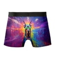 thumbnail image 2 of Hippie Doberman Pinscher Portrait oil painting Watercolor Tie-dye Vintage All Over Print Boxer Briefs Underwear for Men Dad Doberman Dog Lover Gifts - 00015, 2 of 6